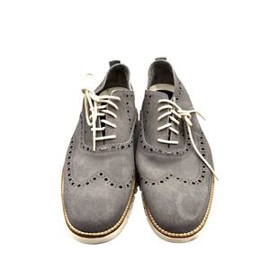 Cole Haan Zerogrand Stitchlite  Men's Oxford Shoes - 10.5 M Gray Comfort Airy